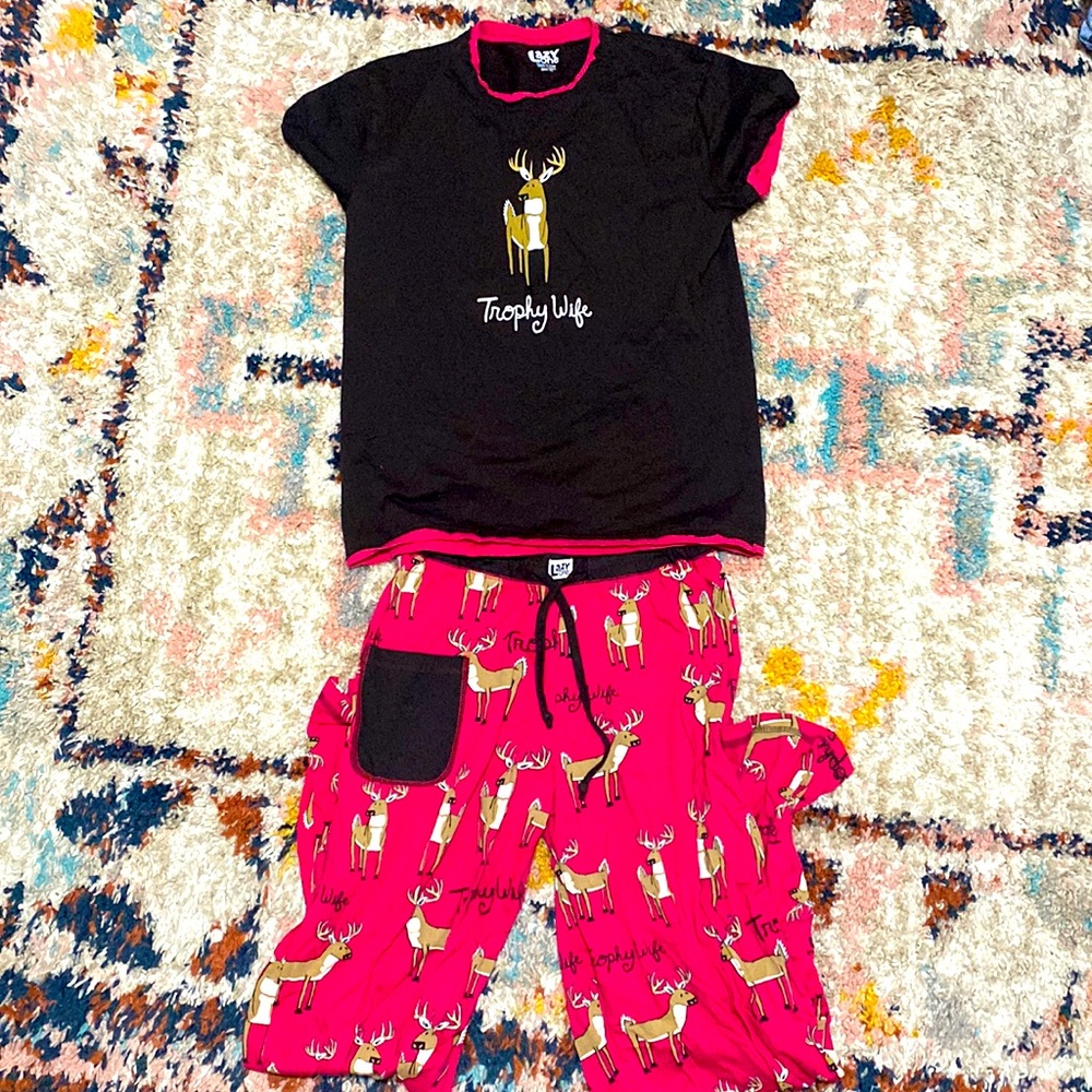 Lazy One Pajama Set size XS